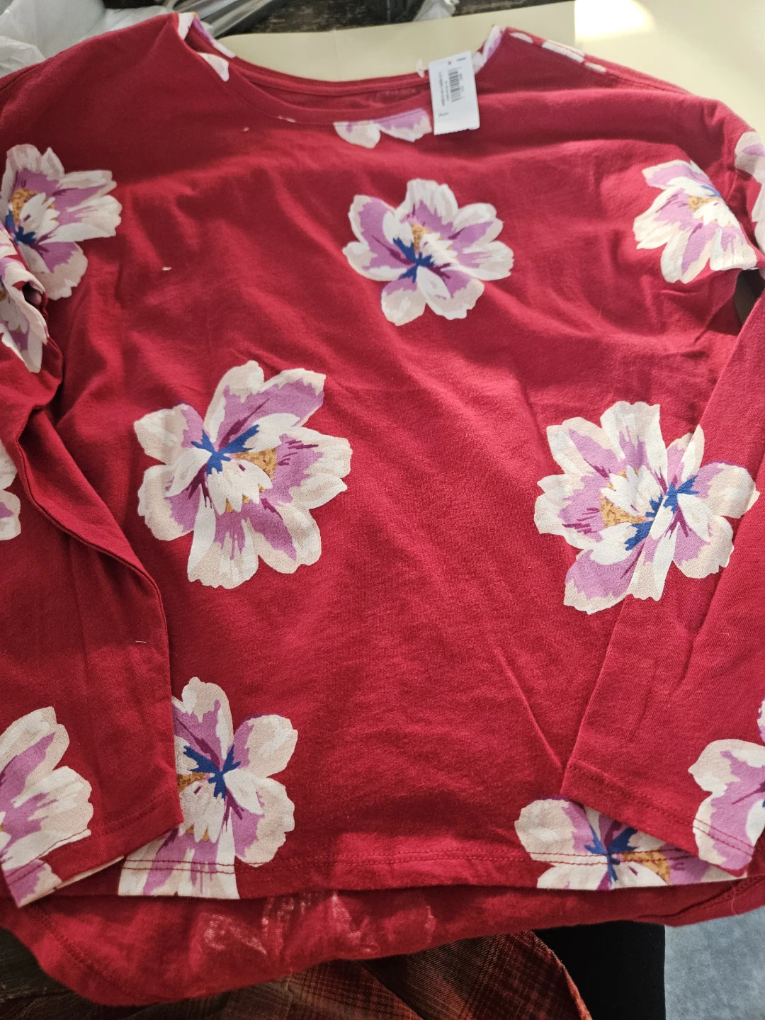NWT Girls Basket Sleeve Top /Sweatshirt - photo 2