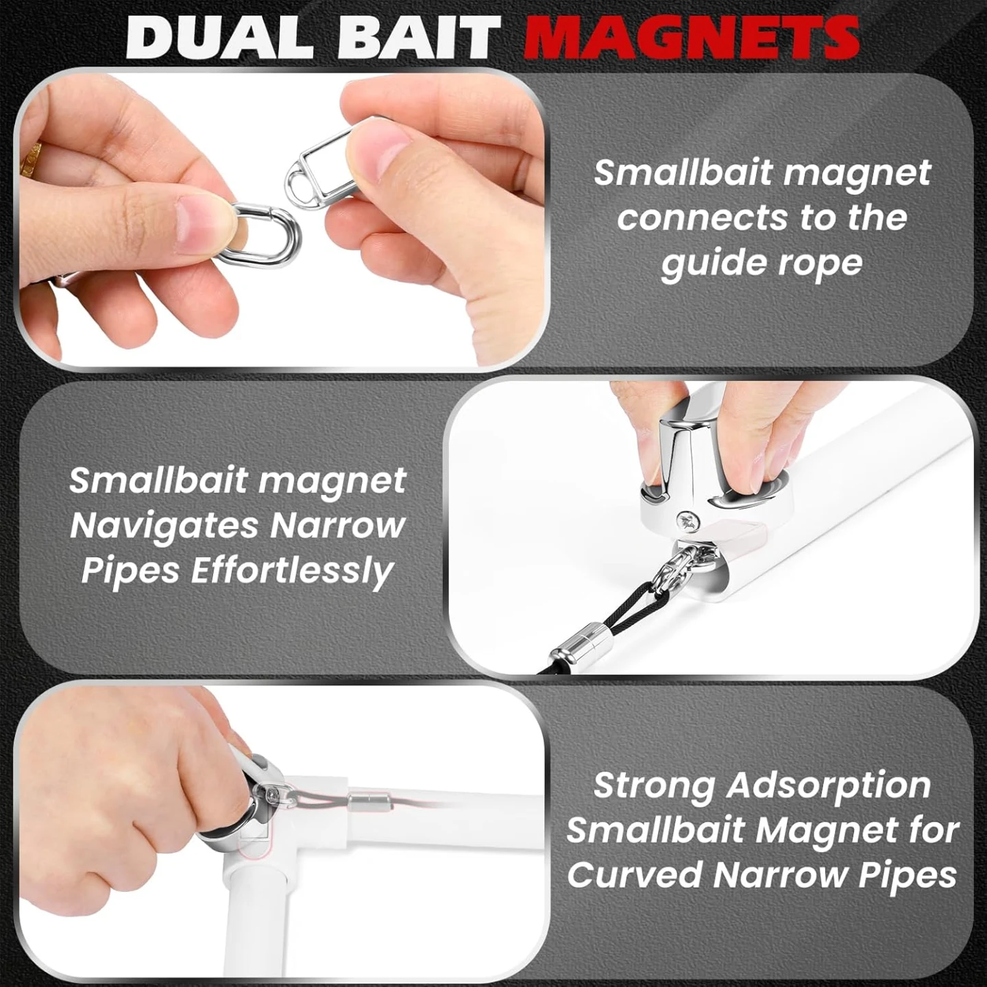 Magnetic Wire Puller Cable Puller BNIB - photo 3