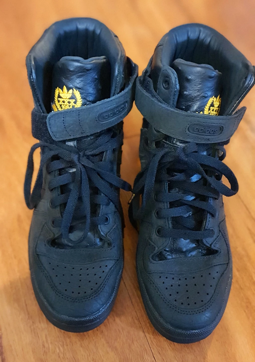 Adidas Forum High Top Sneakers - Black