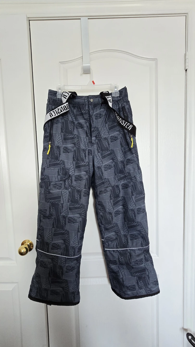 Monster Snow Pants with Suspenders - Size 14