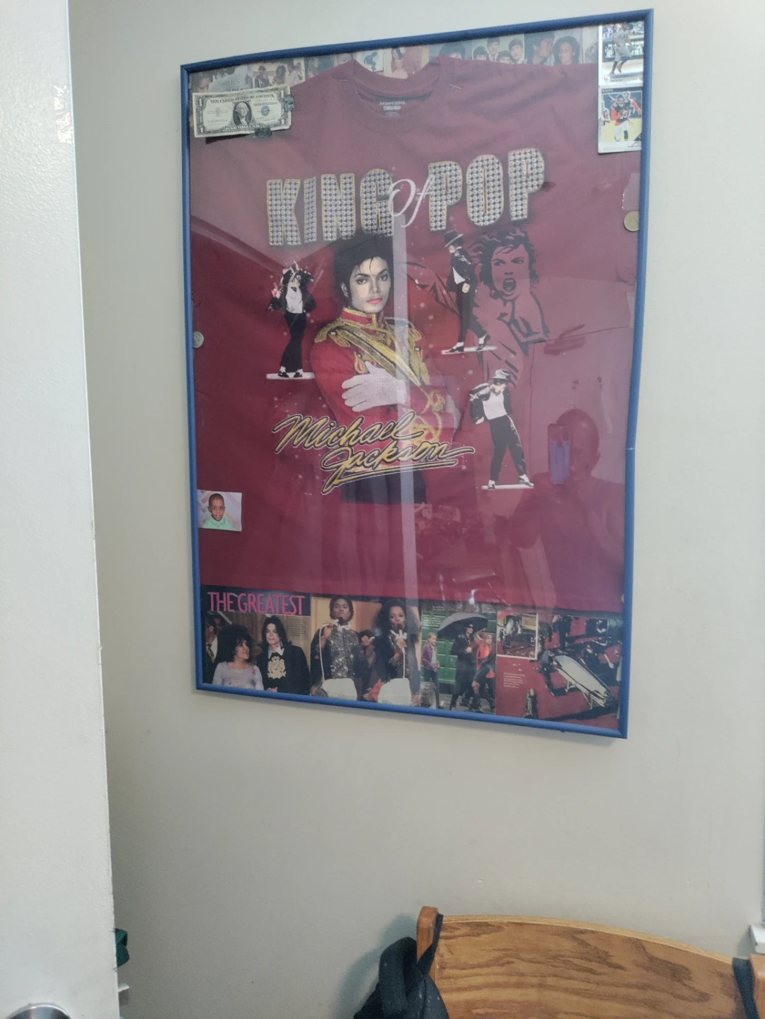 Michael Jackson King of Pop Framed Memorabilia