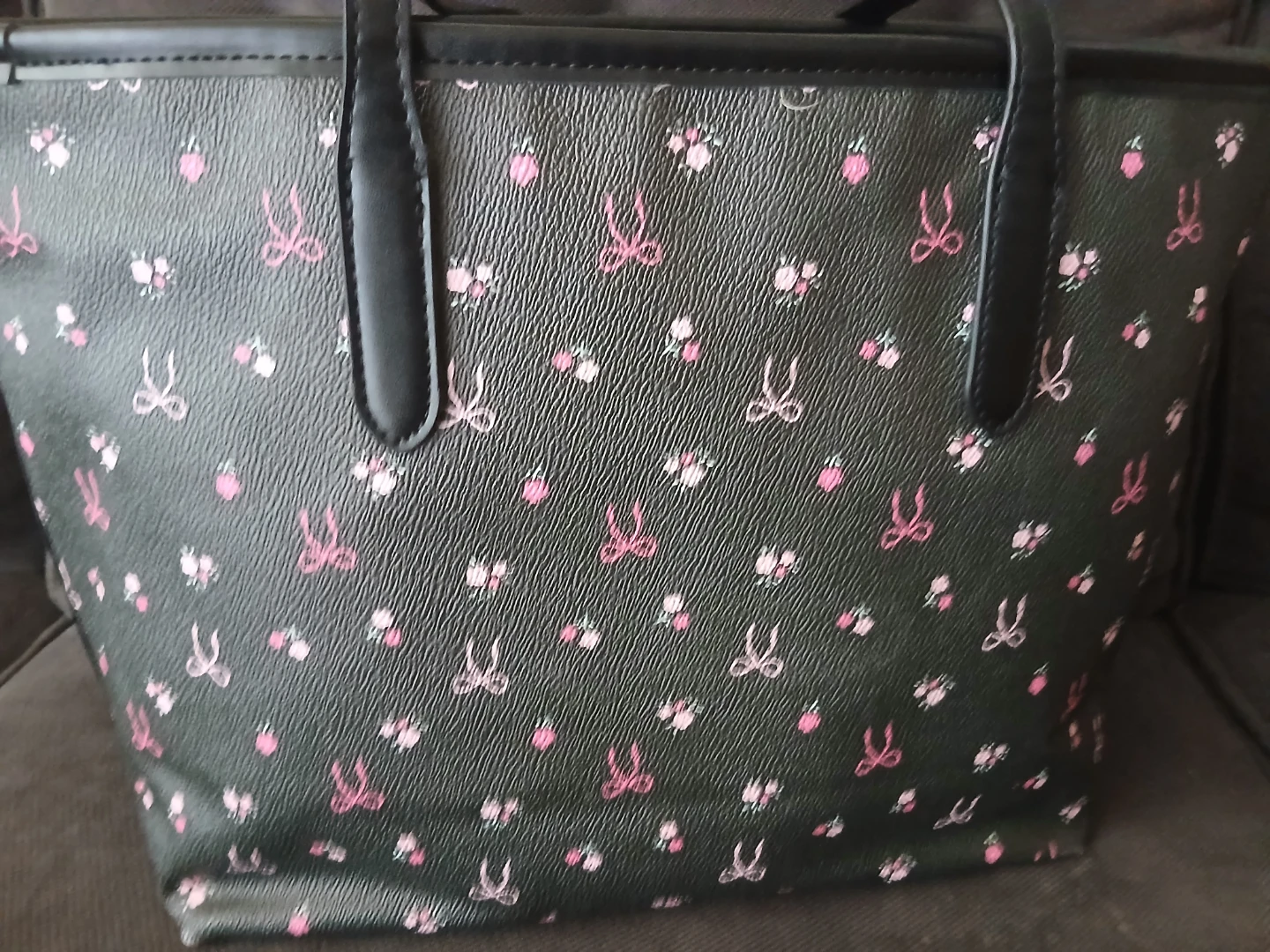 CHAO HUO BAG Tote with Floral and Bow Pattern - photo 2