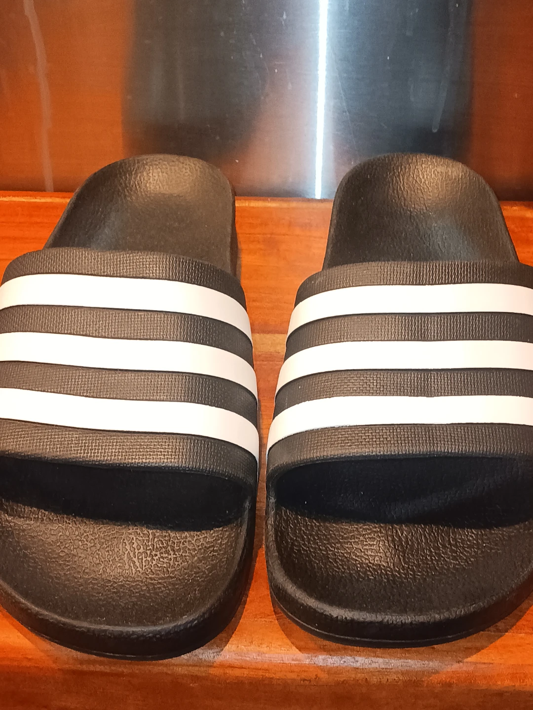 Adidas Adilette Shower Slides - Black/White