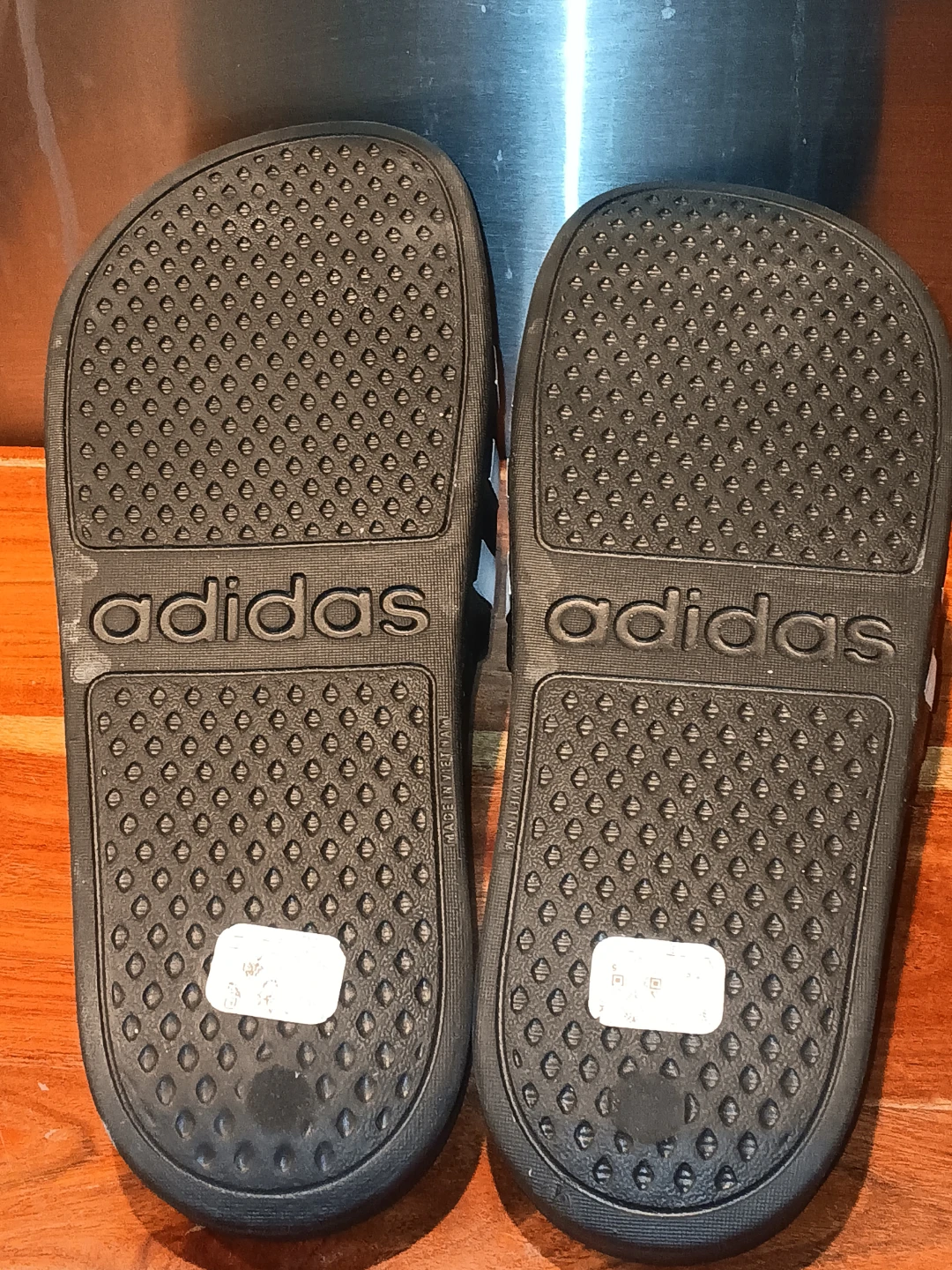 Adidas Adilette Shower Slides - Black/White - photo 2