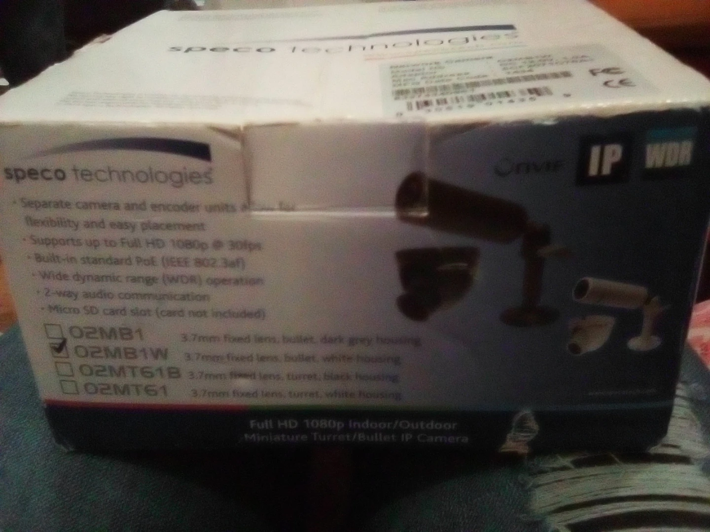 Speco Technologies O2MB1W Full HD 1080p IP Camera