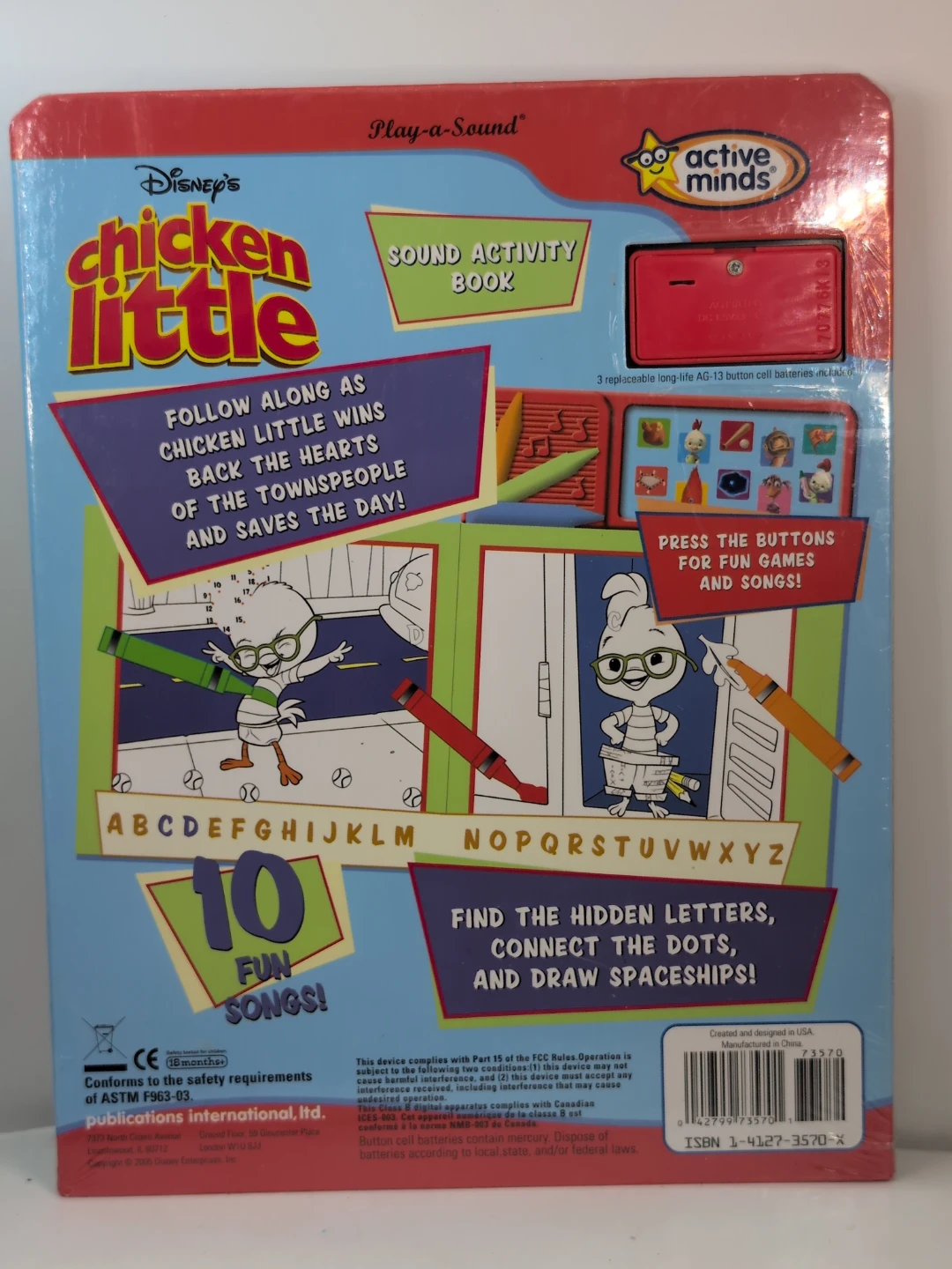 Disney's Chicken Little Sound Activity Book with 10 Fun Songs