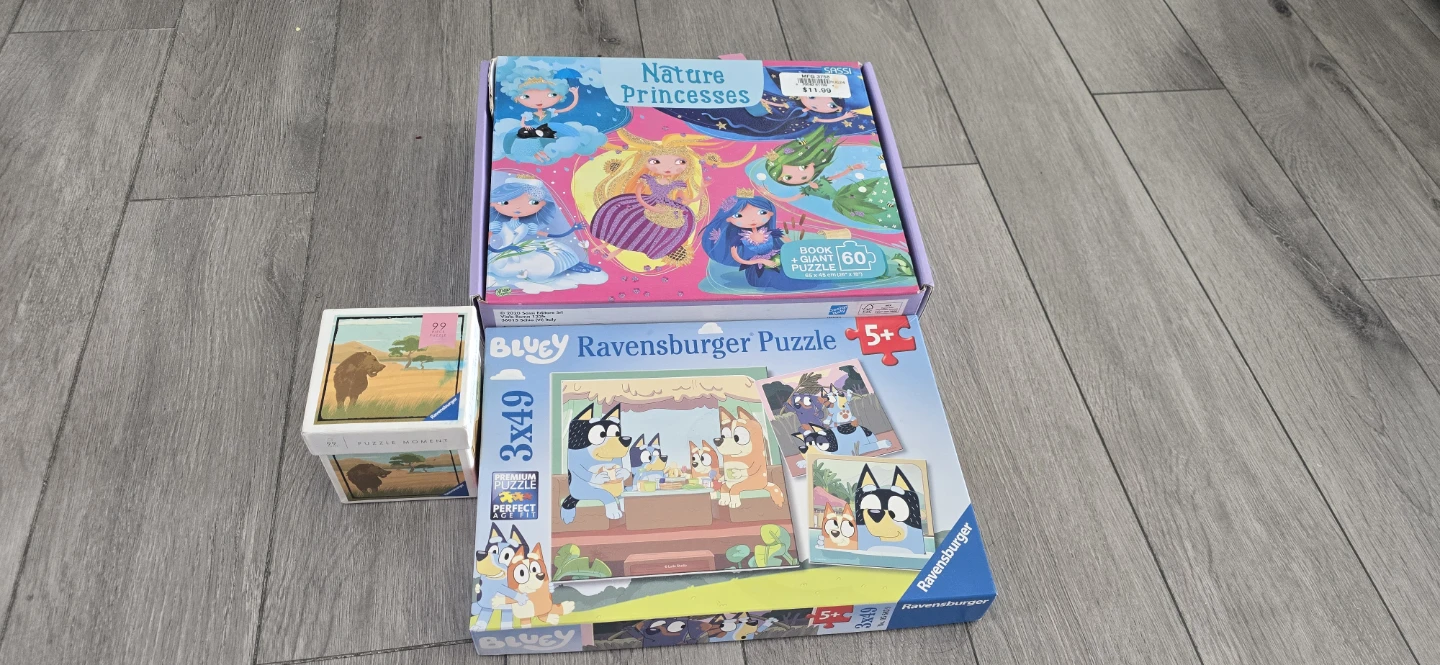 Kids puzzles. All three.