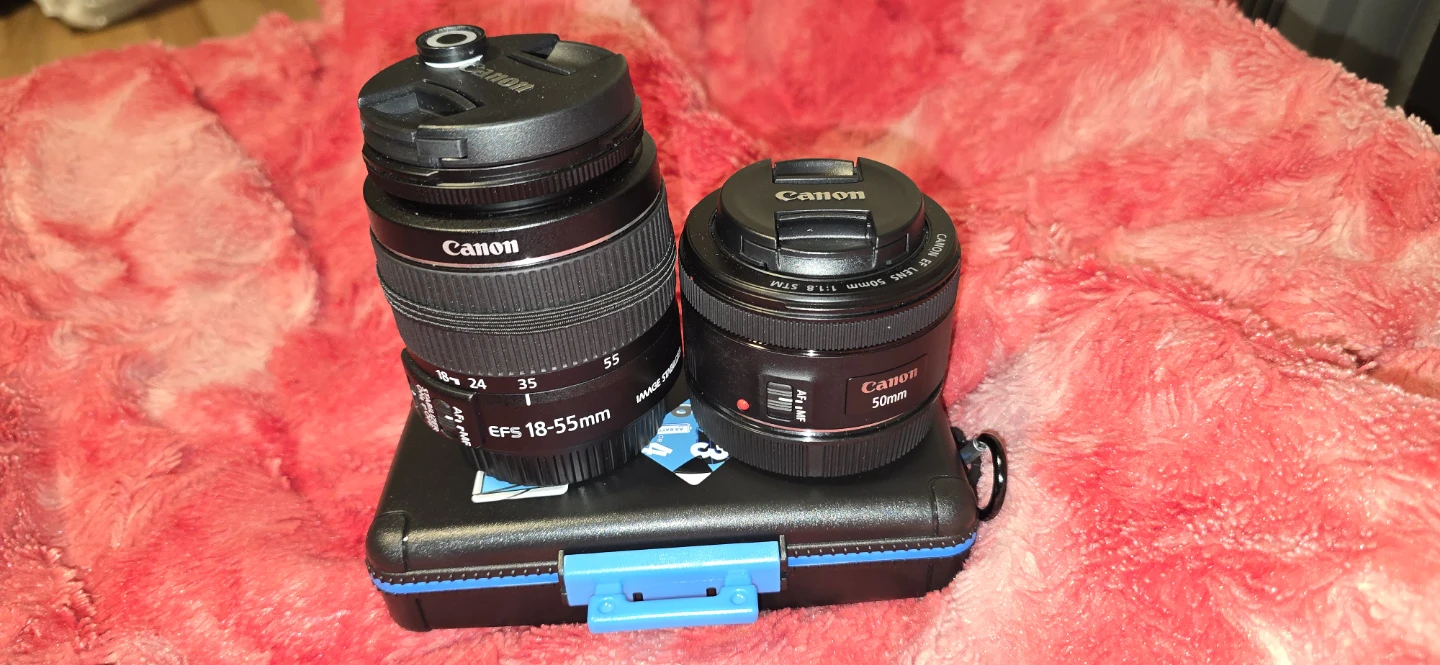 Canon EFS 18-55mm and 50mm Lens Kit
