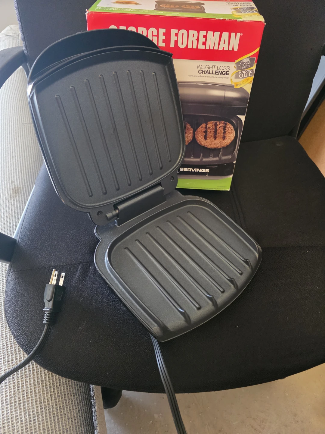 George Foreman Classic Plate 2 Servings Grill - photo 2