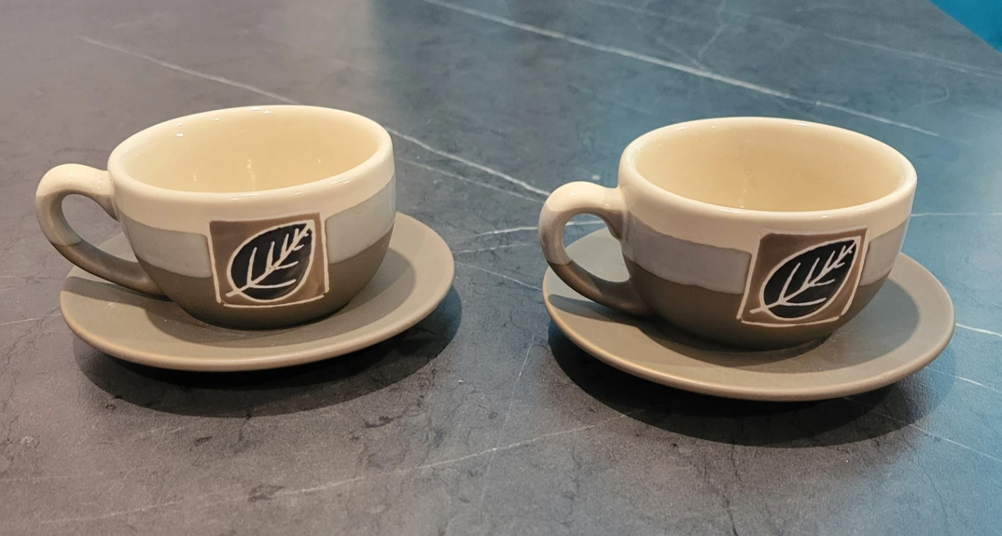 2 Espresso cups and Saucers (Both for $5)