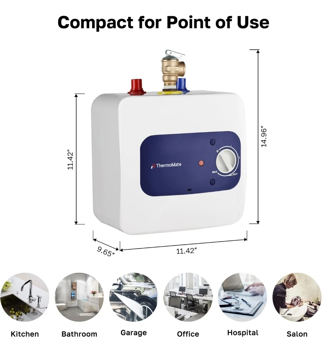 ThermoMate Mini Tank Electric Water Heater - photo 4
