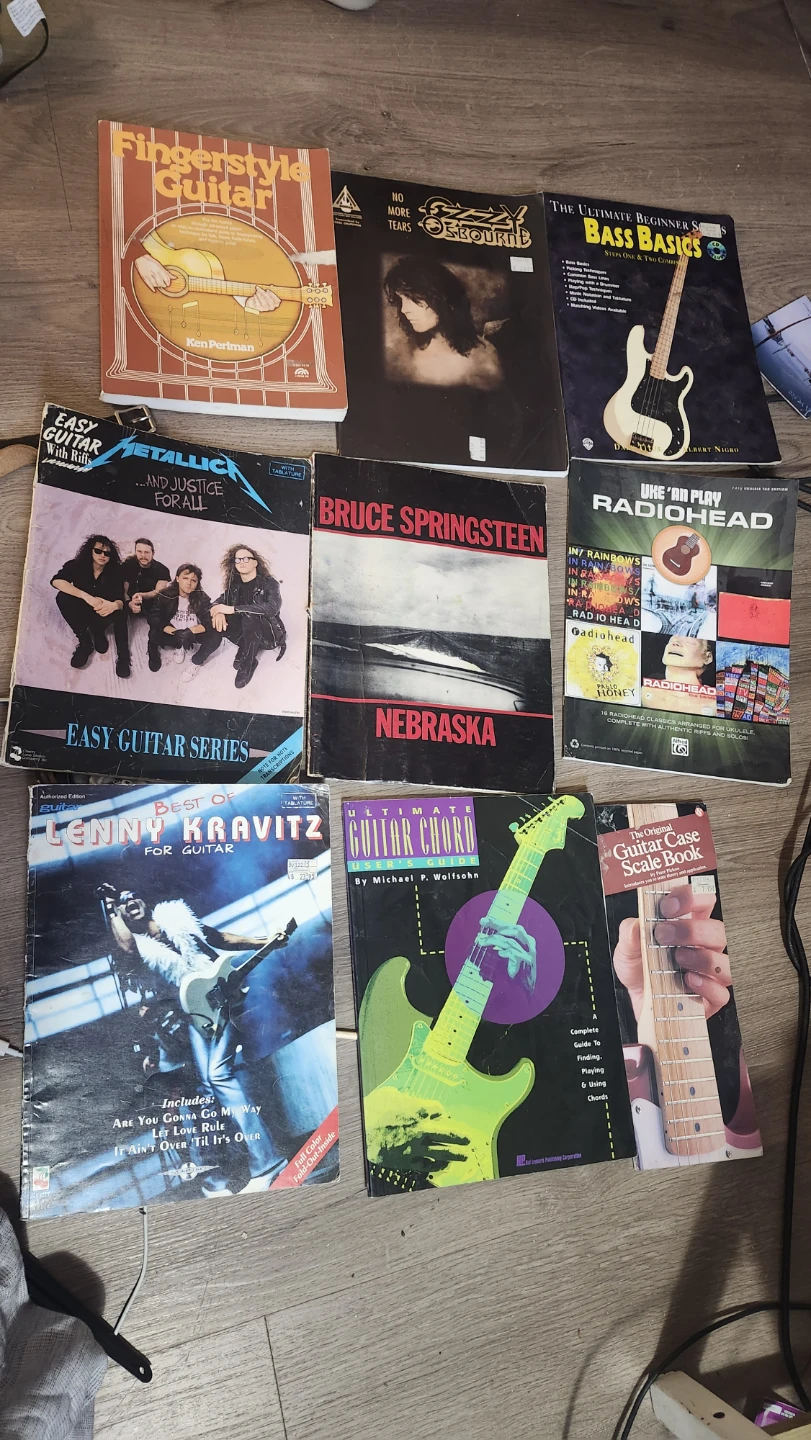 Collection of Guitar and Bass Music Books $10per $50all OBO