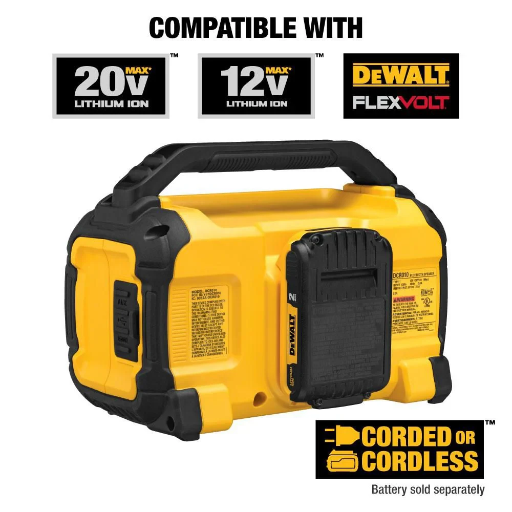 DEWALT Bluetooth Speaker - photo 2