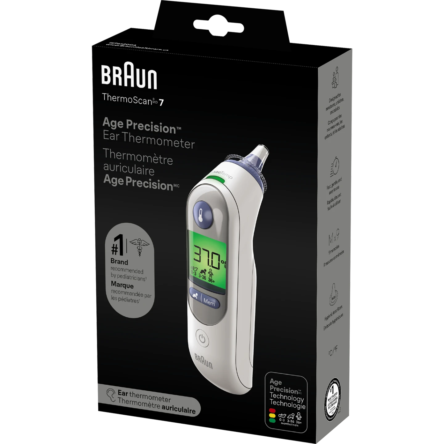 Braun ThermoScan 7 Age Precision Ear Thermometer