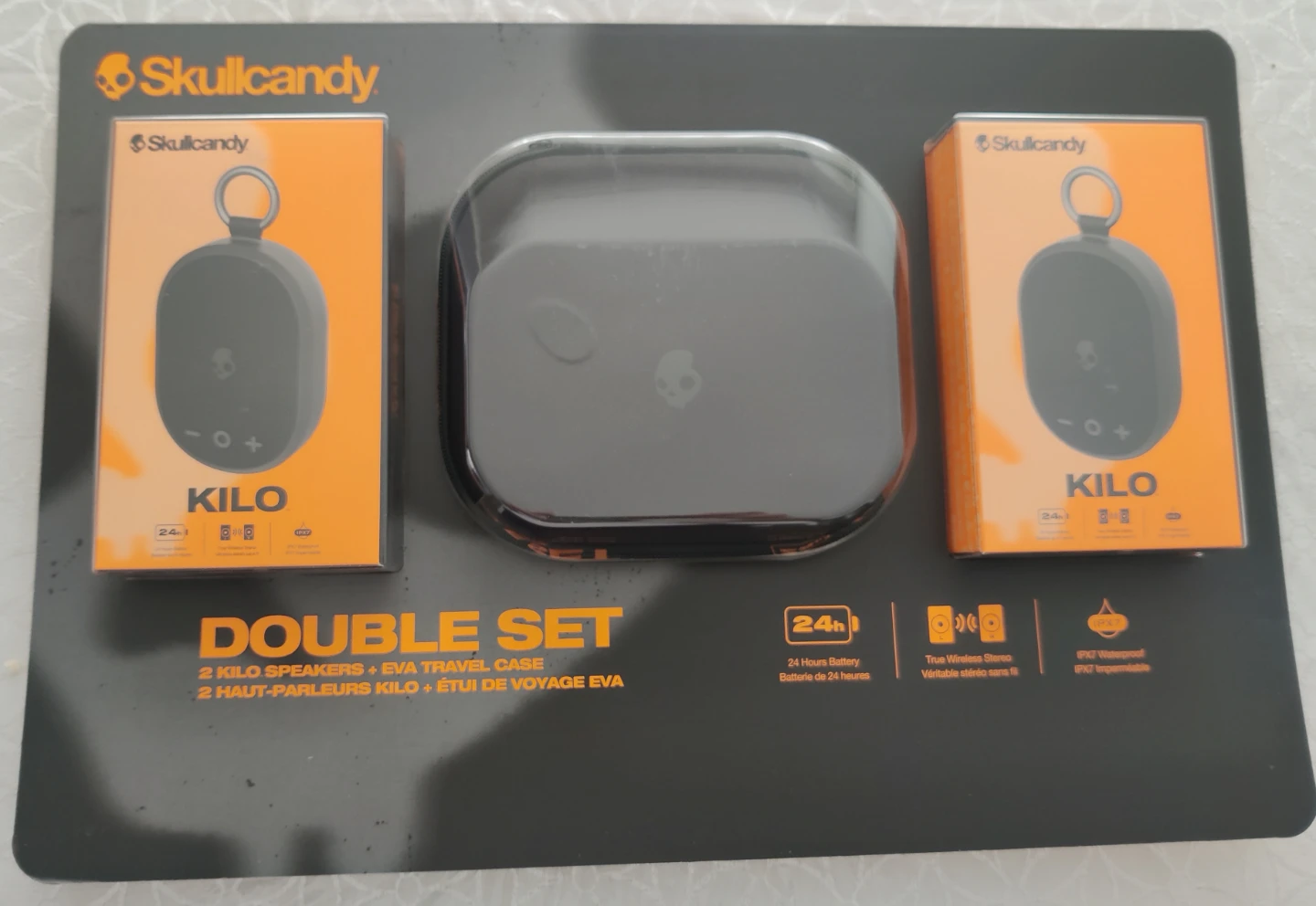 Skullcandy Kilo Double Set 2x Wireless Speakers EVA Travel Case