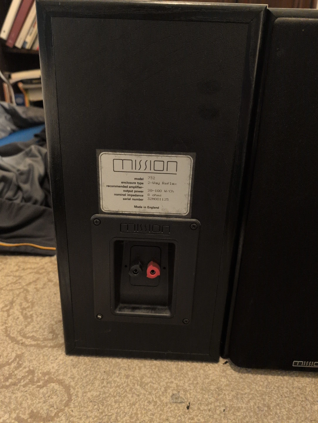 Mission 732 2-Way Reflex Bookshelf Speakers - Pristine Sound - photo 2