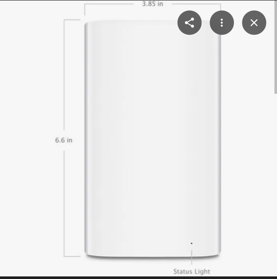Apple Airport Extreme A1408 5-Port Gigabit Wireless N Router - photo 3