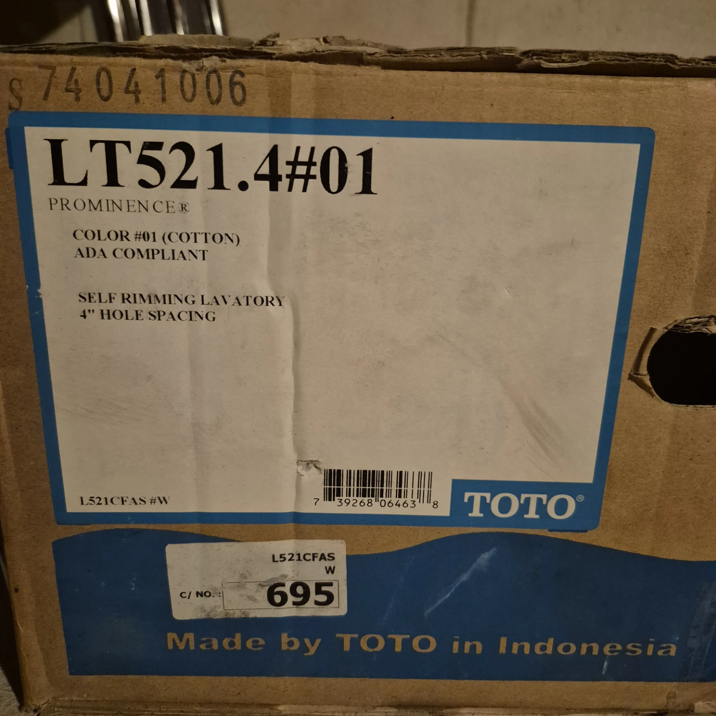 2 TOTO LT521.4#01 Prominence Self-Rimming Lavatory Sink - photo 3