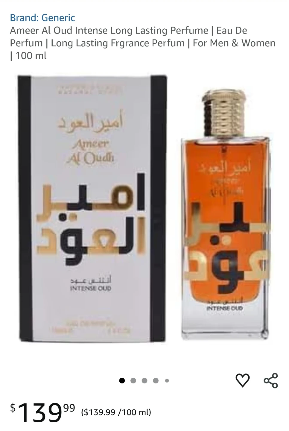 (Goes for 140$)GREAT DEAL !Lattafa Ameer Al Oudh Intense Oud EDP - photo 5
