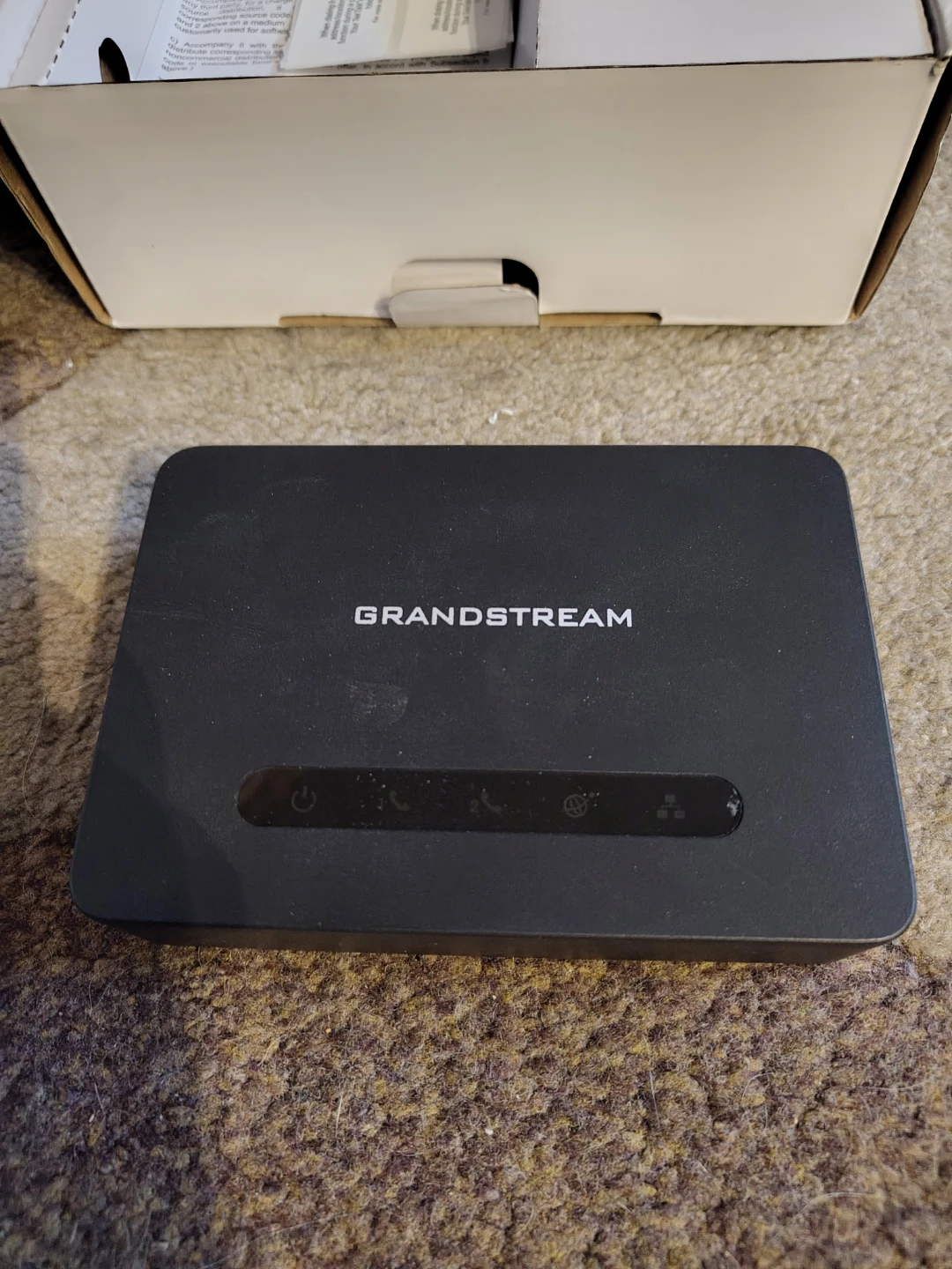 Grandstream HT812 VoIP Phone Adapter