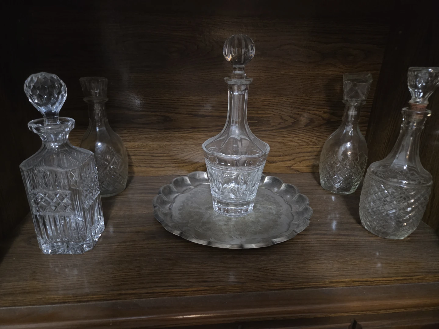 Assorted Crystal Decanters
