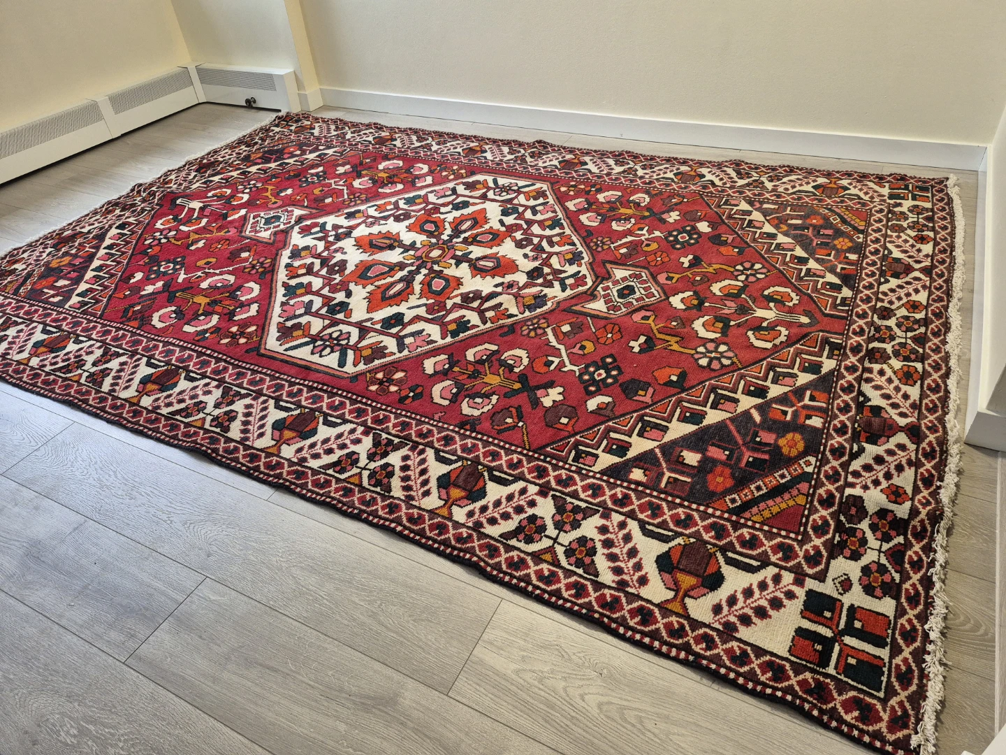 Authentic Hand-Knotted Bakhtiari Persian Rug – 9'9" x 6'7" - photo 2