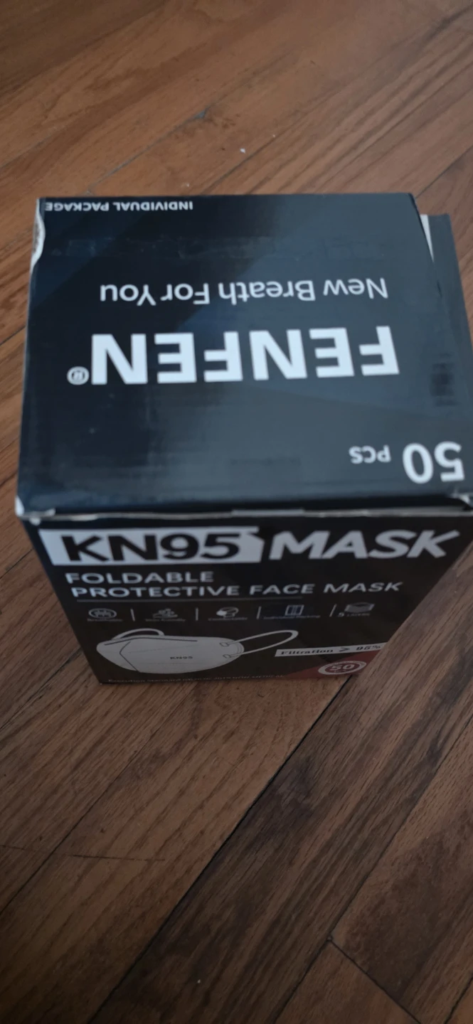 FENFEN KN95 Foldable Protective Face Masks - 50 Count - photo 3