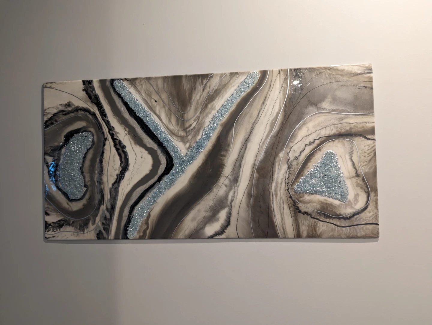 Al Hamdu Lillah Resin Art Canvas