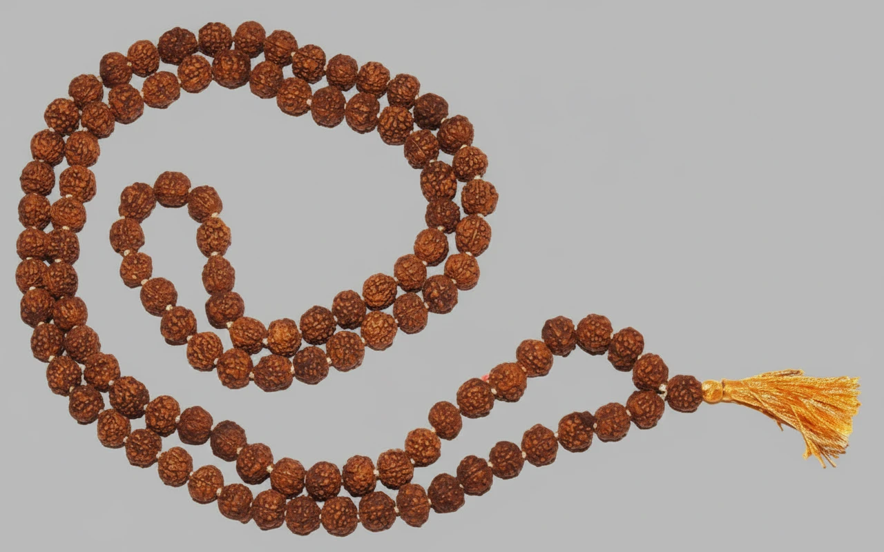 Rudraksha Mala 108+1 Beads - photo 2