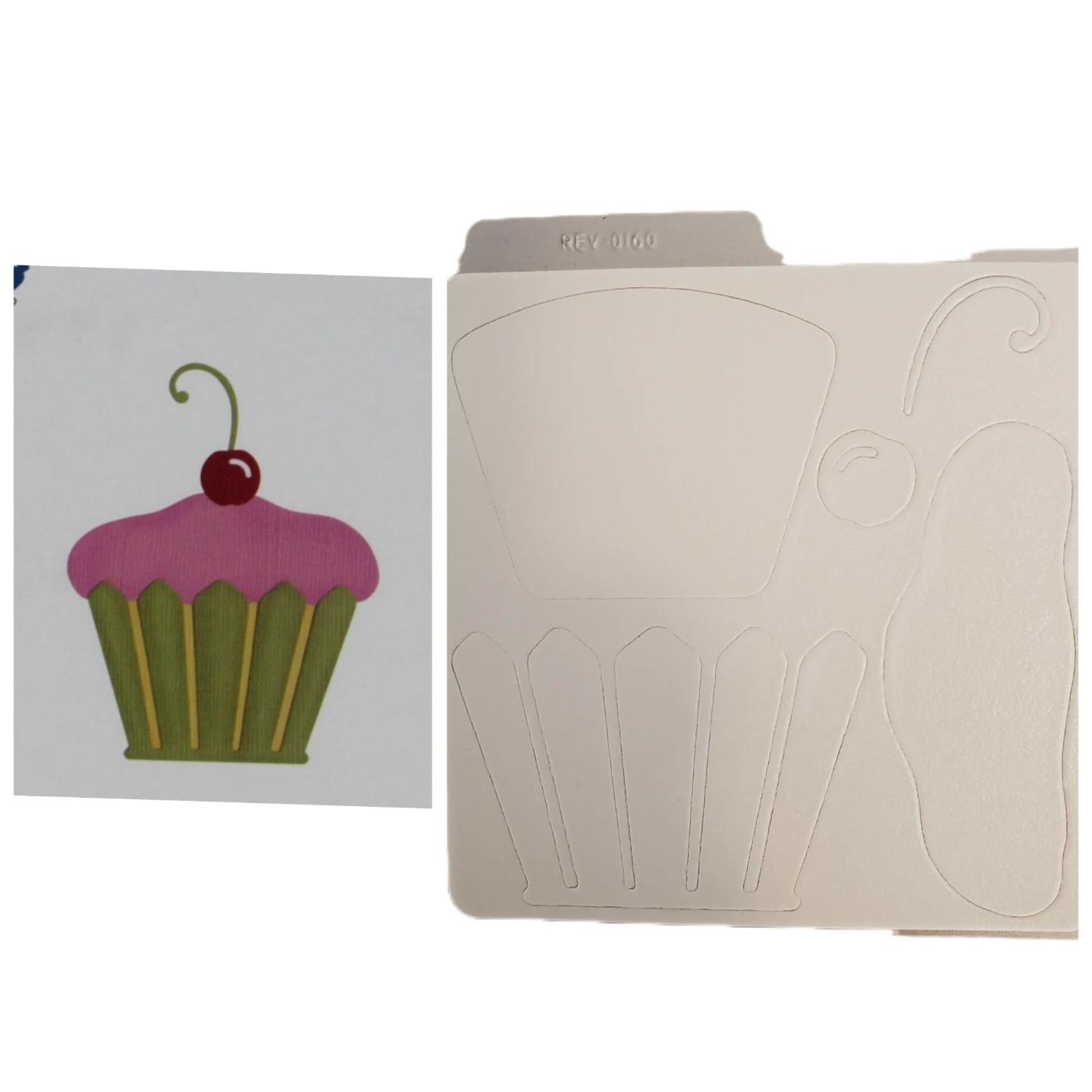 Quickutz Lot Of 3- 4x4 Dies Place Setting/Cupcake...Dies ONLY - photo 2