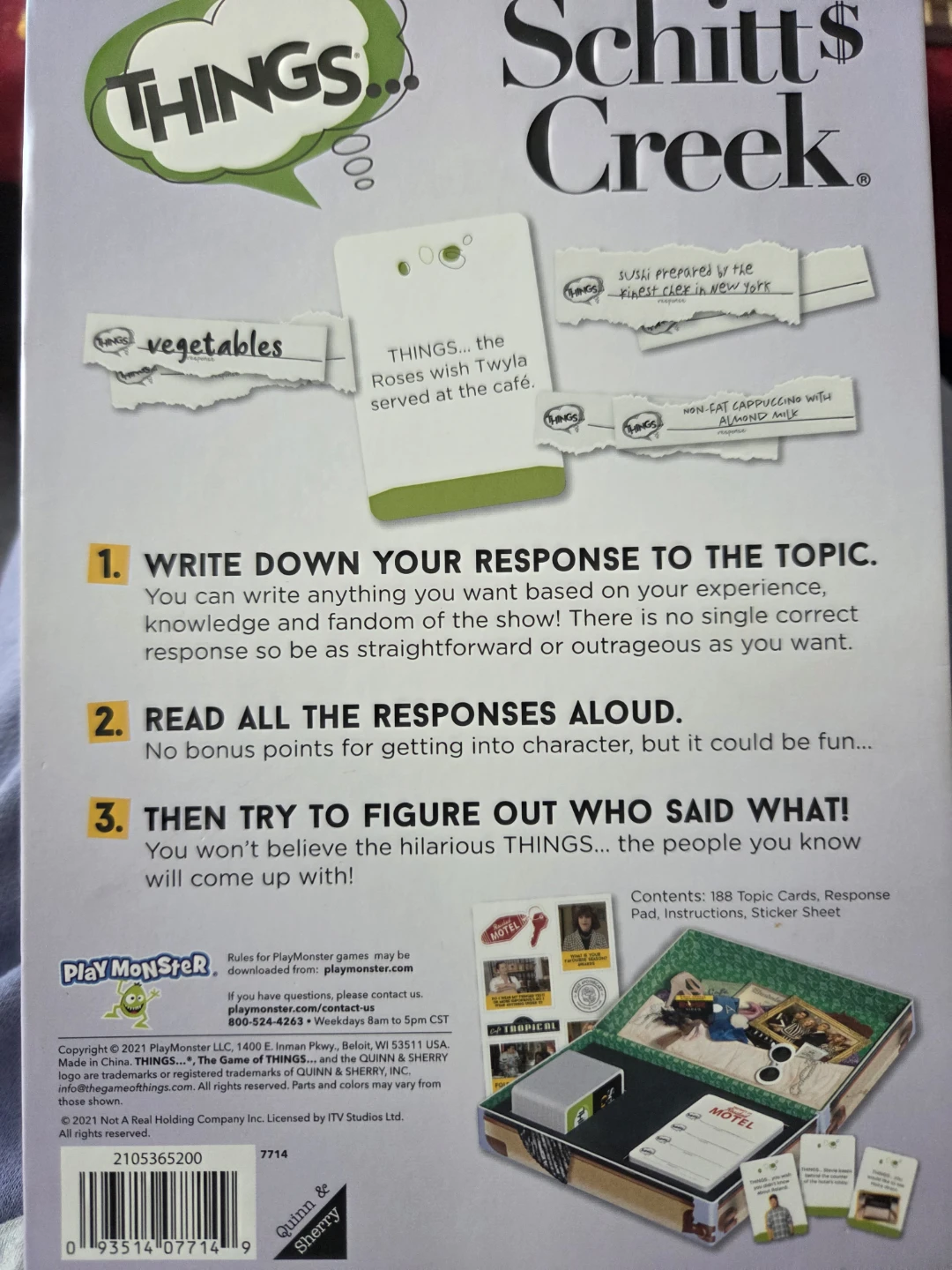Schitt's Creek Edition Things! Card Game - photo 2