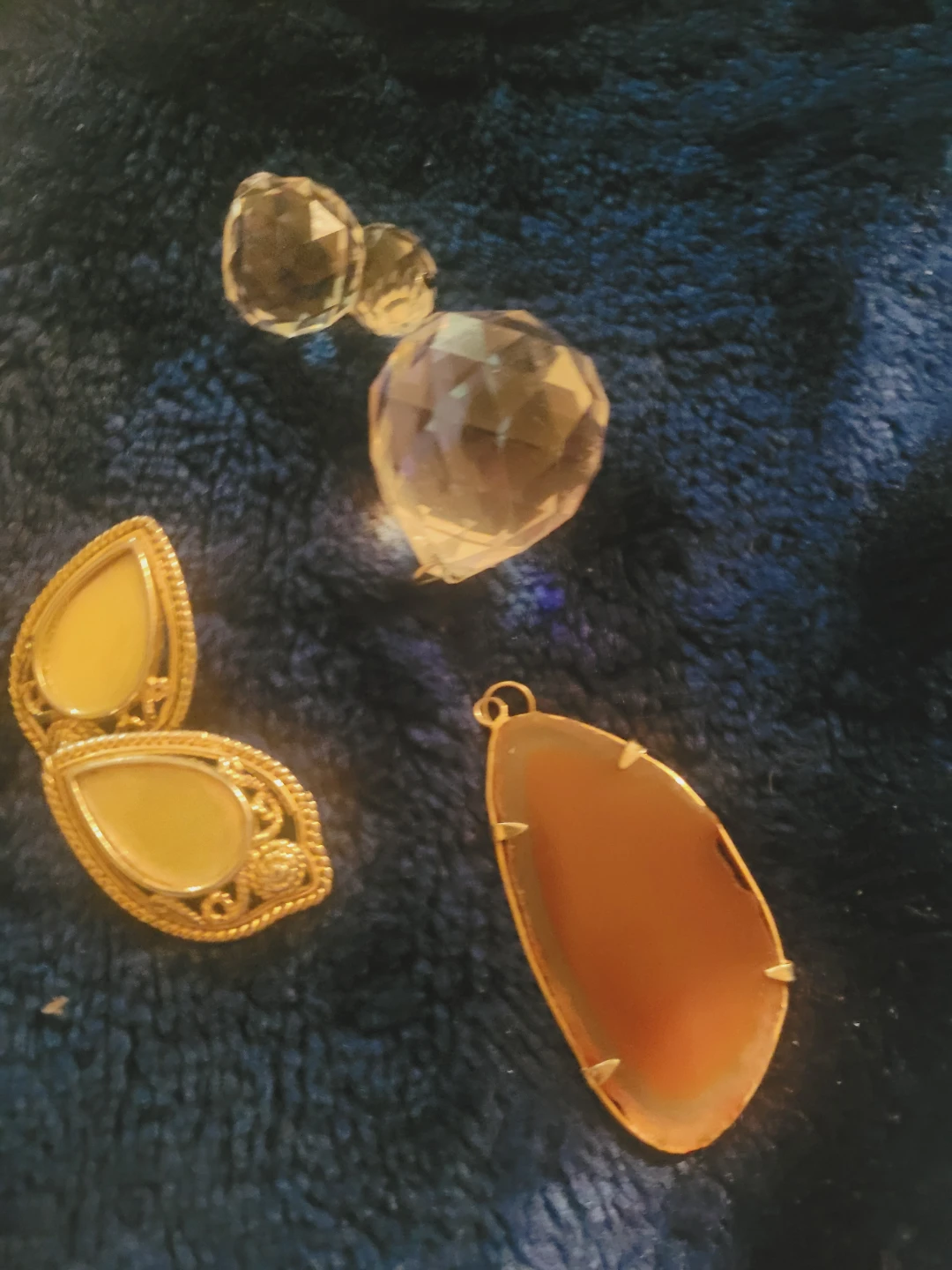 Jewelery including ambergris pendant