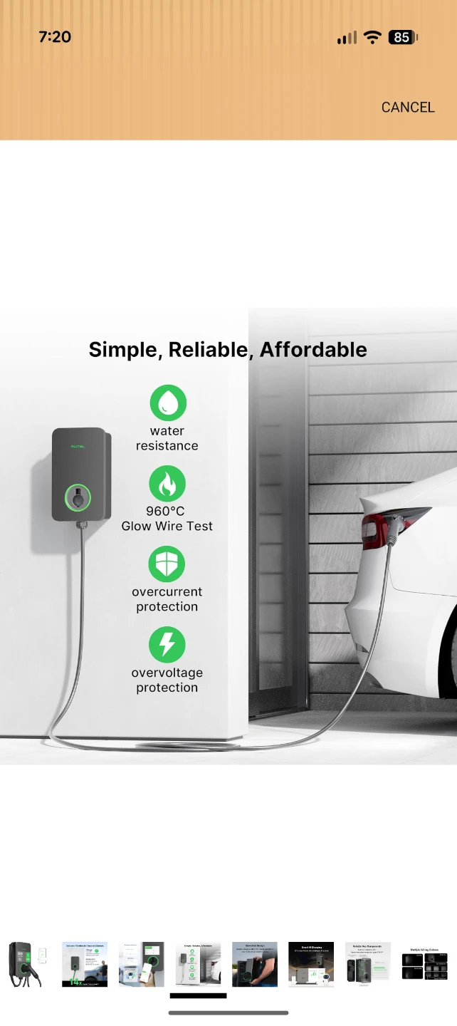 AUTEL 80 Amps Level 2 EV Charger - photo 4