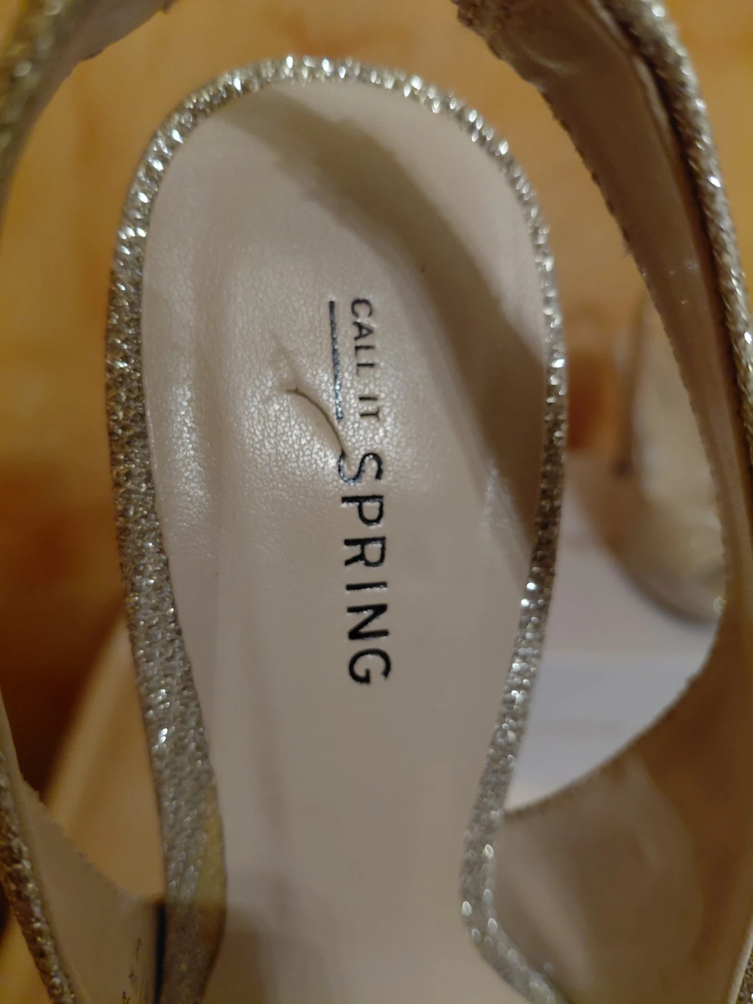 Call It Spring Women's Silver Glitter Heels - photo 3