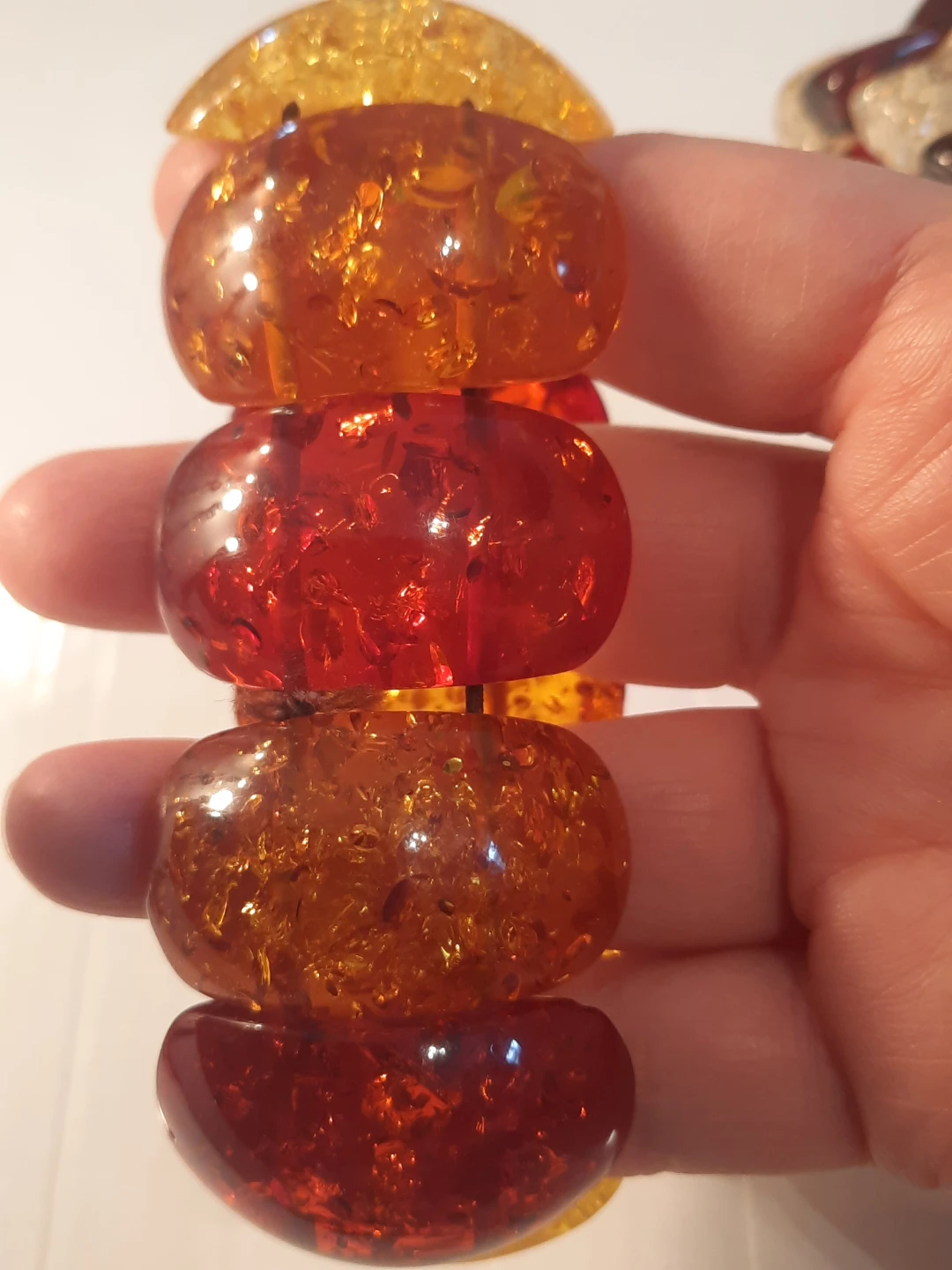 Two stretchy resin bracelets - photo 5
