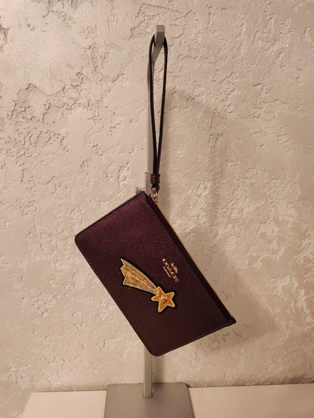 Coach Wristlet Burgundy Shooting Star - photo 3