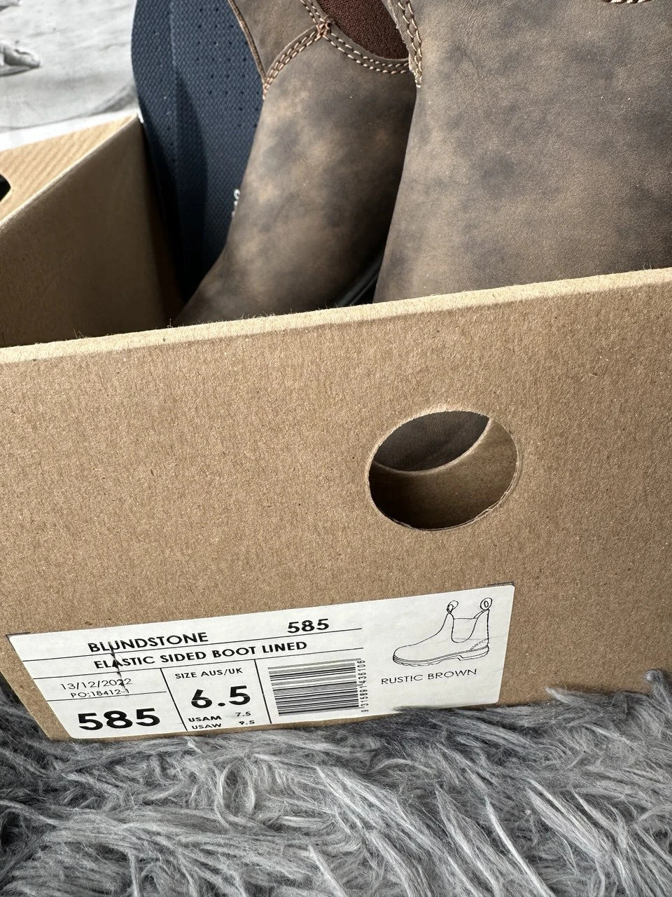 Blundstone 585 Elastic Sided Boot Brown Size US 9.5 W/US 7.5 M - photo 2