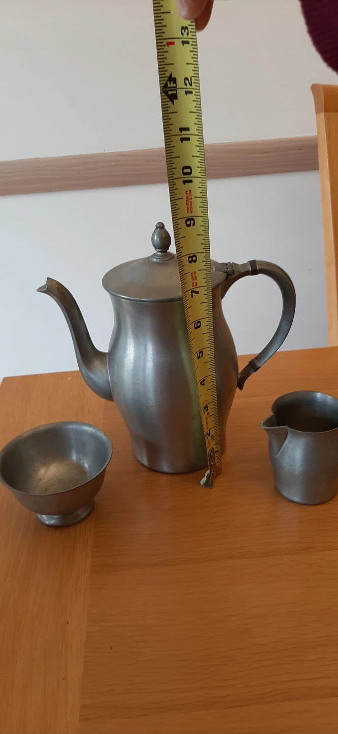 Vintage International Pewter 3 piece set, - photo 2