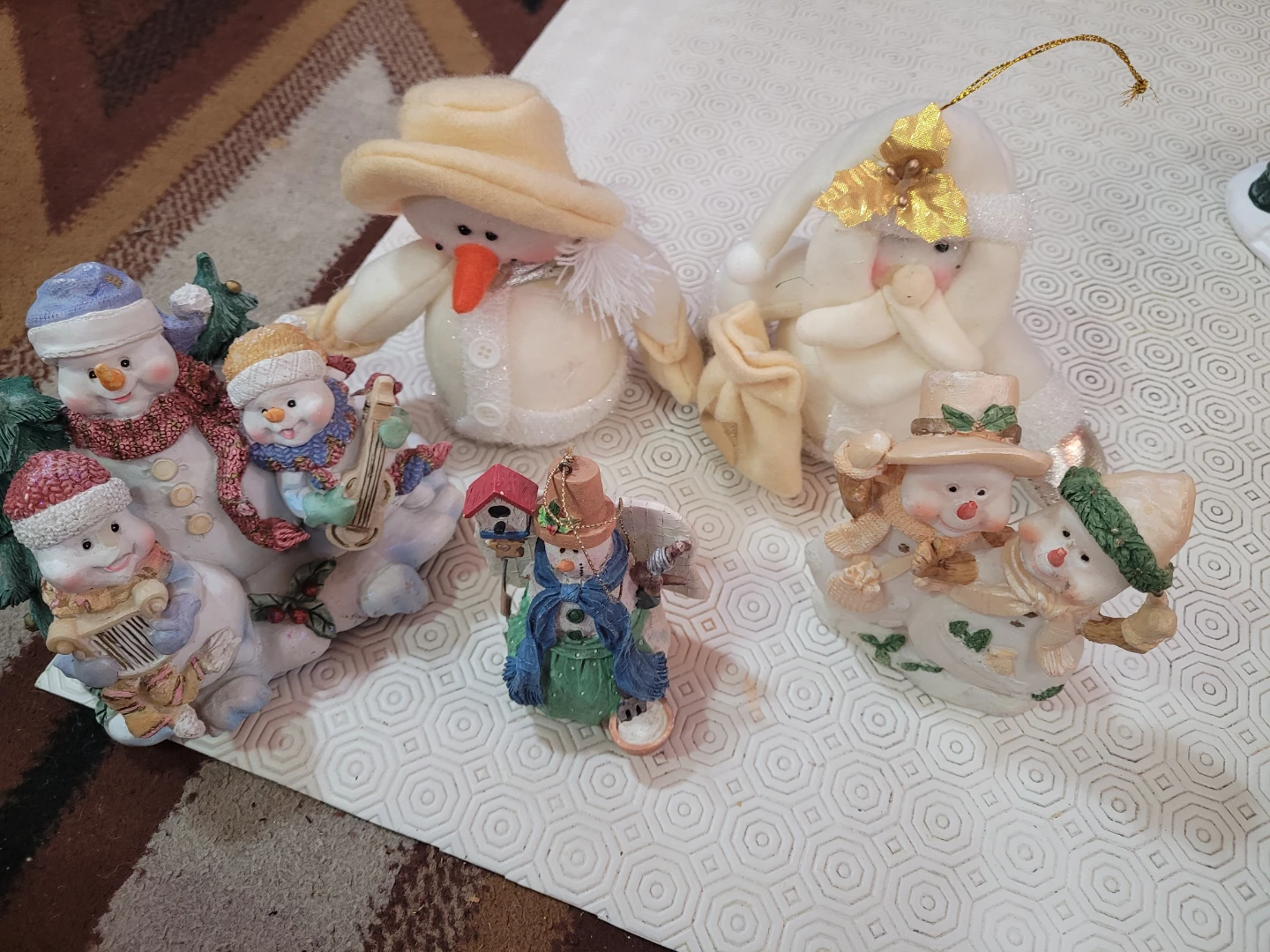 Assorted Christmas Snowman Figurines