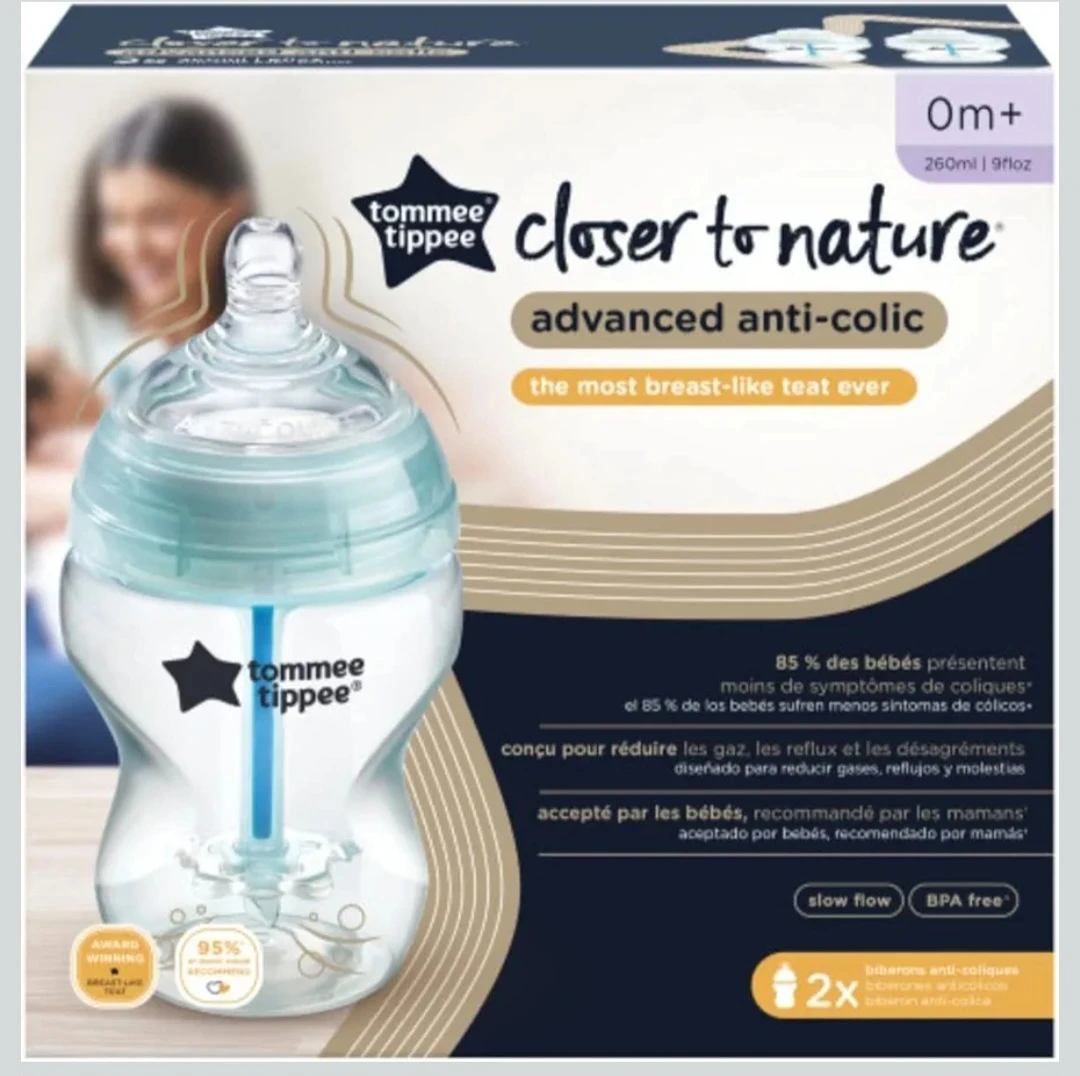 Tommee Tippee Anti-Colic Baby Bottle, Slow Flow Breast-Like ... - photo 3