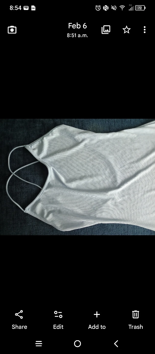 Light Blue Ribbed Romper - photo 2