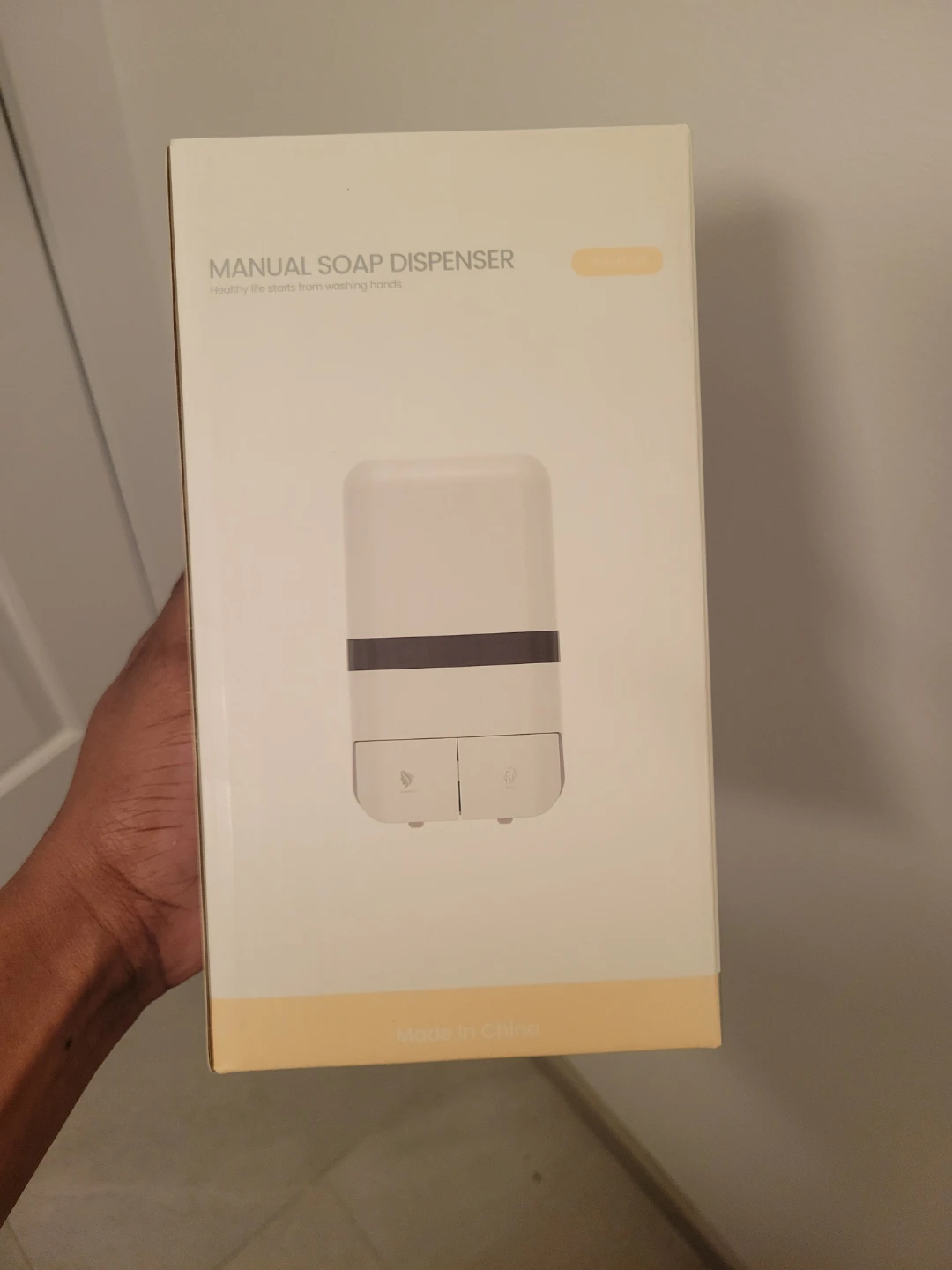 White Manual Soap Dispenser (BNIB)