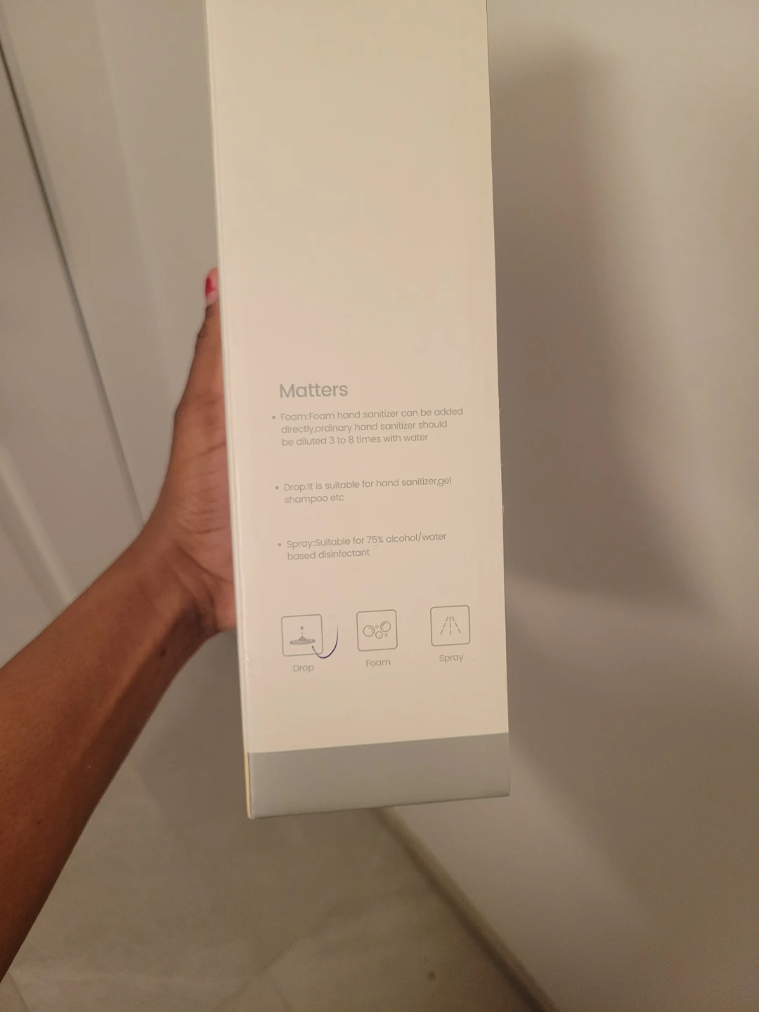 White Manual Soap Dispenser (BNIB) - photo 4