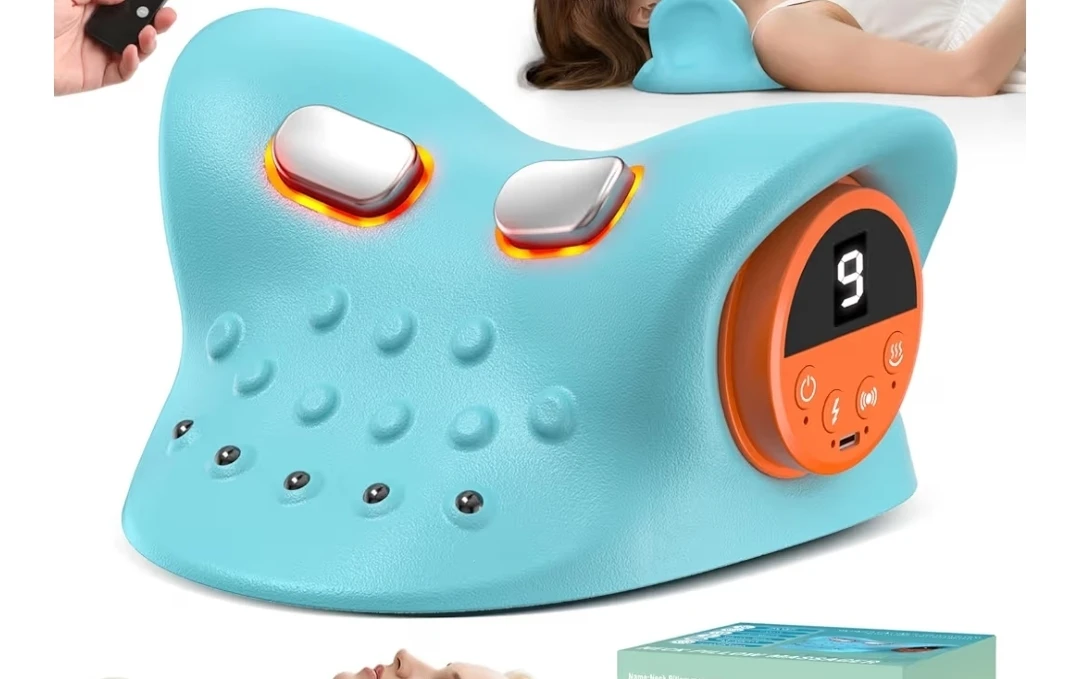 Neck Pillow Massager with Heat and Multiple Modes