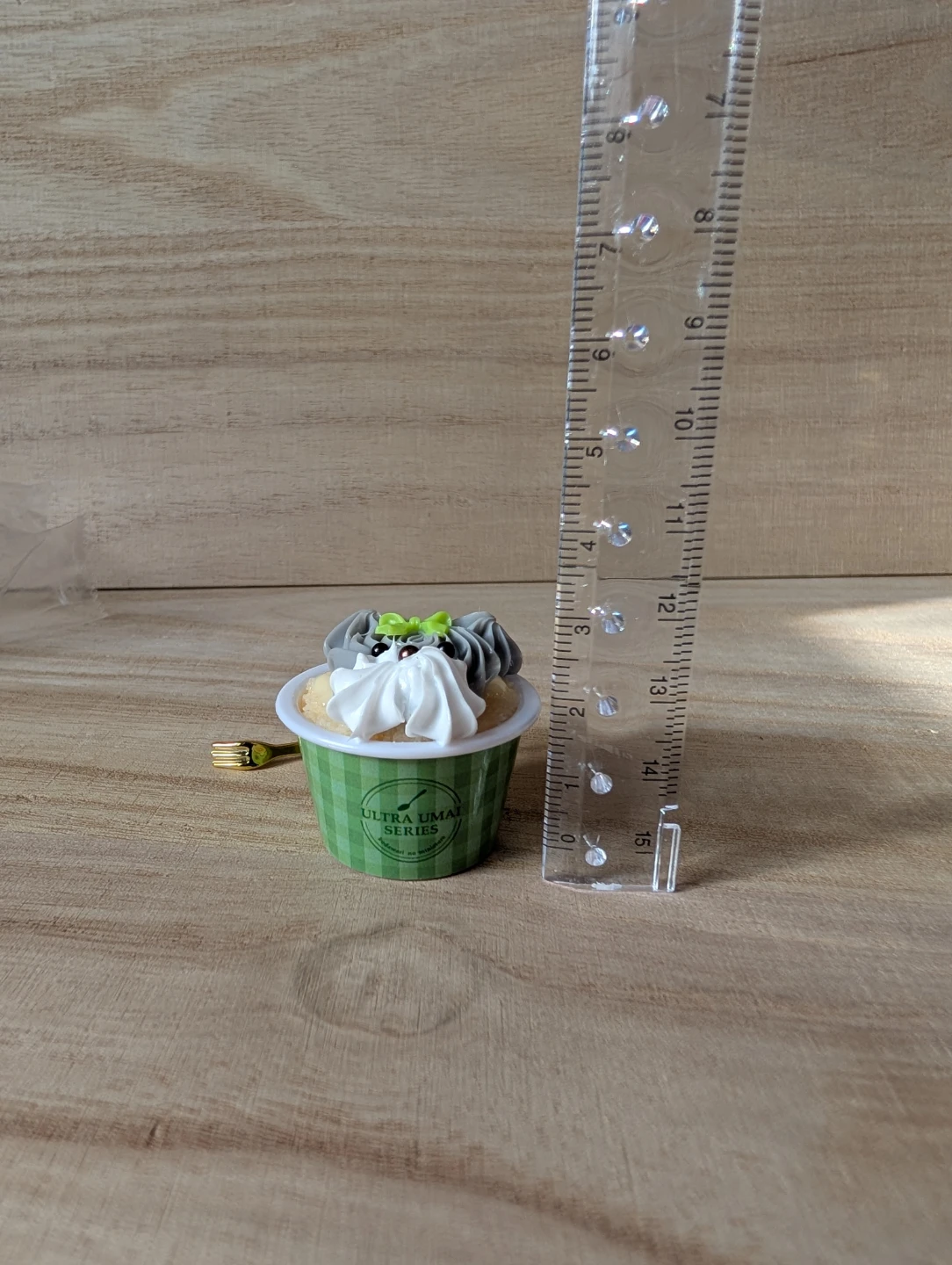 Schnauzer cupcake keychain charm Dog Charm - photo 3