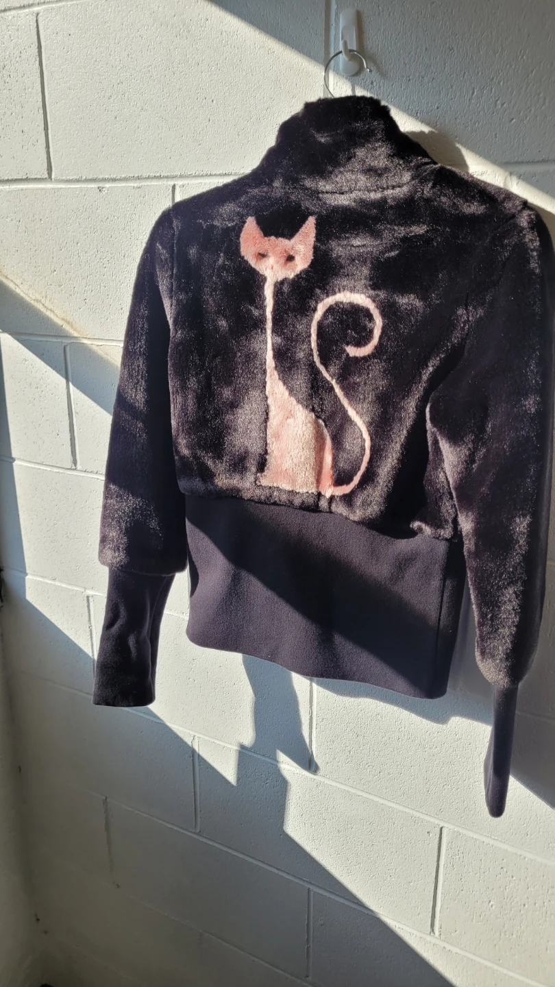 Pink kitty fur coat - photo 3