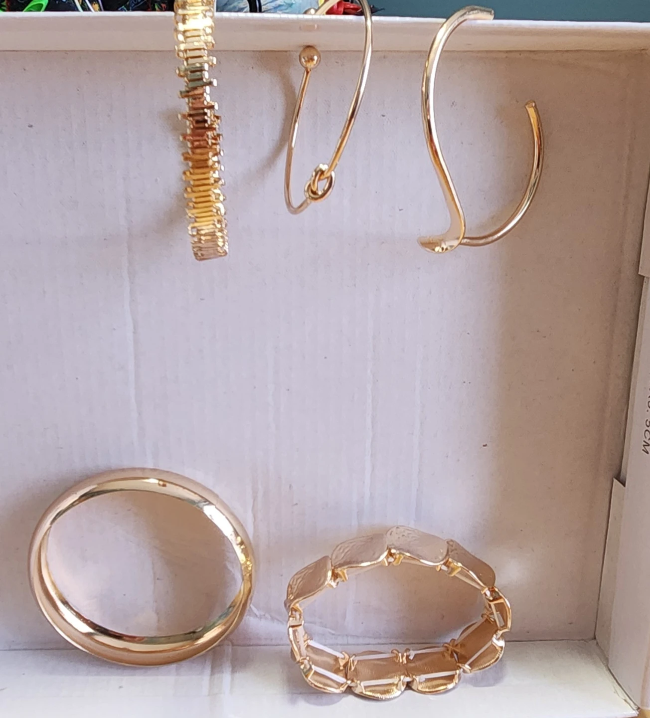 5 Gold Tone Bracelet Set - photo 2