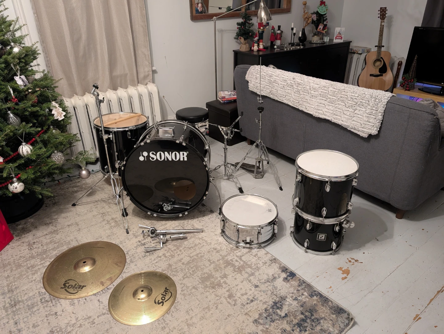 Sonor 125th Anniversary with Pearl snare Drum - photo 4