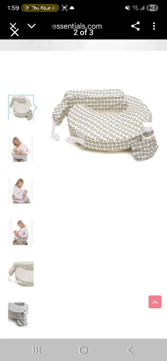 🏆My Brest Friend Nursing Pillow - Sunshine Poppy Grey Yellow
