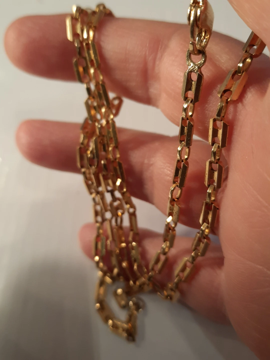 Gold-filled chain necklace - photo 5